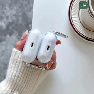 เคสสีใส สำหรับตัวเครื่อง Airpods 1/2/3 Airpods 4 / pro 3 / pro 2 gen1/gen2/3/4 ป้องกันการกระแทก ตกหล่น ไม่บาง ป้องกันได