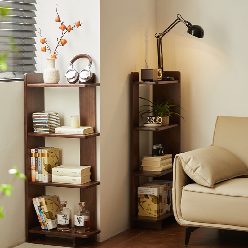 Win ชั้นวางหนังสือ ชั้นวางไม้ ชั้นวางอเนกประสงค์ ชั้นวางของ ประหยัดพื้นที่ wooden bookshelf ติดตั้งง่าย