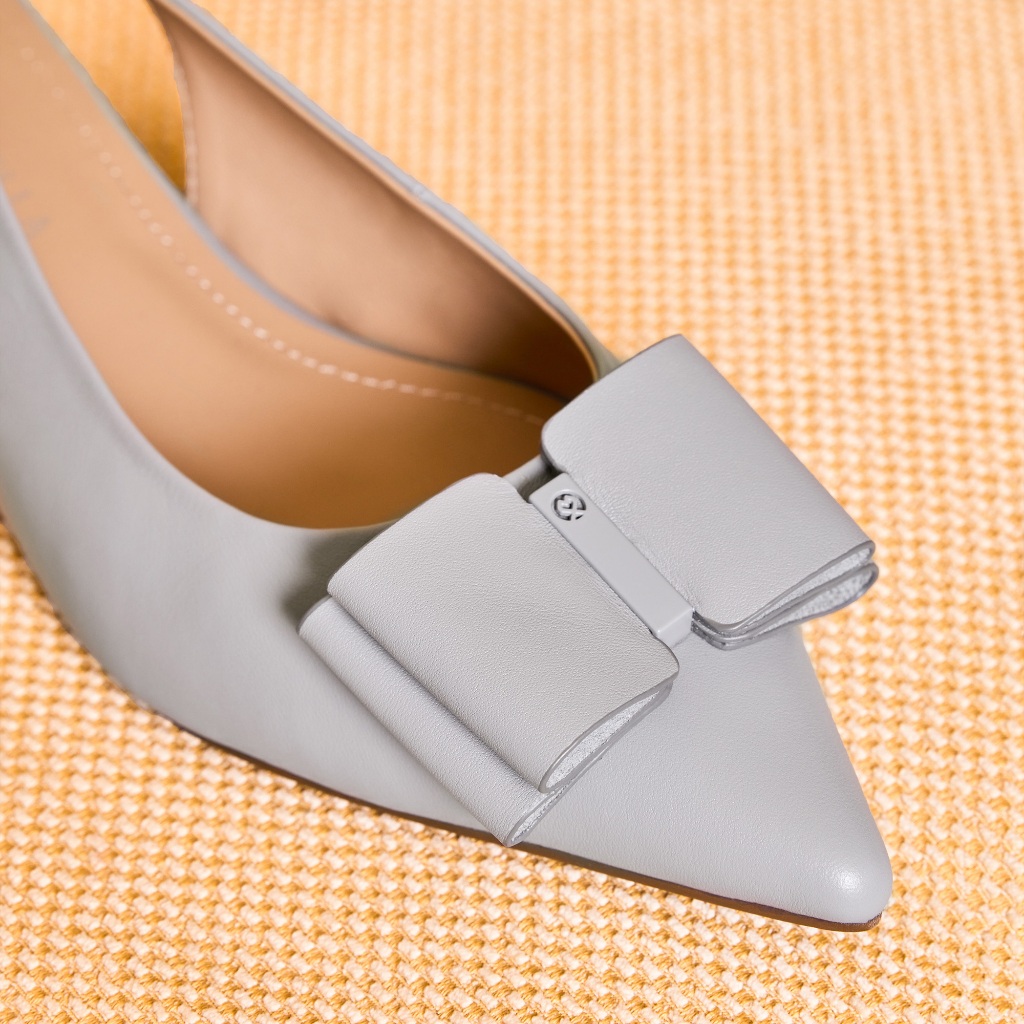 LA BELLA รุ่น ASHLEY BOW SLINGBACK - CADET GRAY