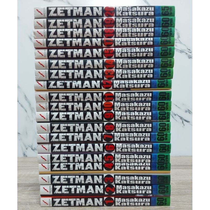 หนังสือการ์ตูนญี่ปุ่น มังงะ มือสอง ZETMAN 1-20จบ ขาดเล่ม16 หนังสือสภาพบ้าน ล.7 มีหน้าแบะตามภาพ ล.20 