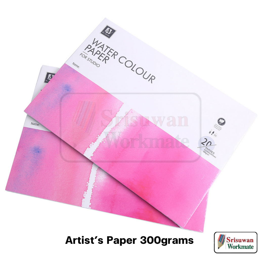 ART NATION กระดาษสีน้ำ Artists หนา 300 แกรม เกรดอาร์ตติส ขนาด A3 A4 สมุดวาดเขียน RUJI