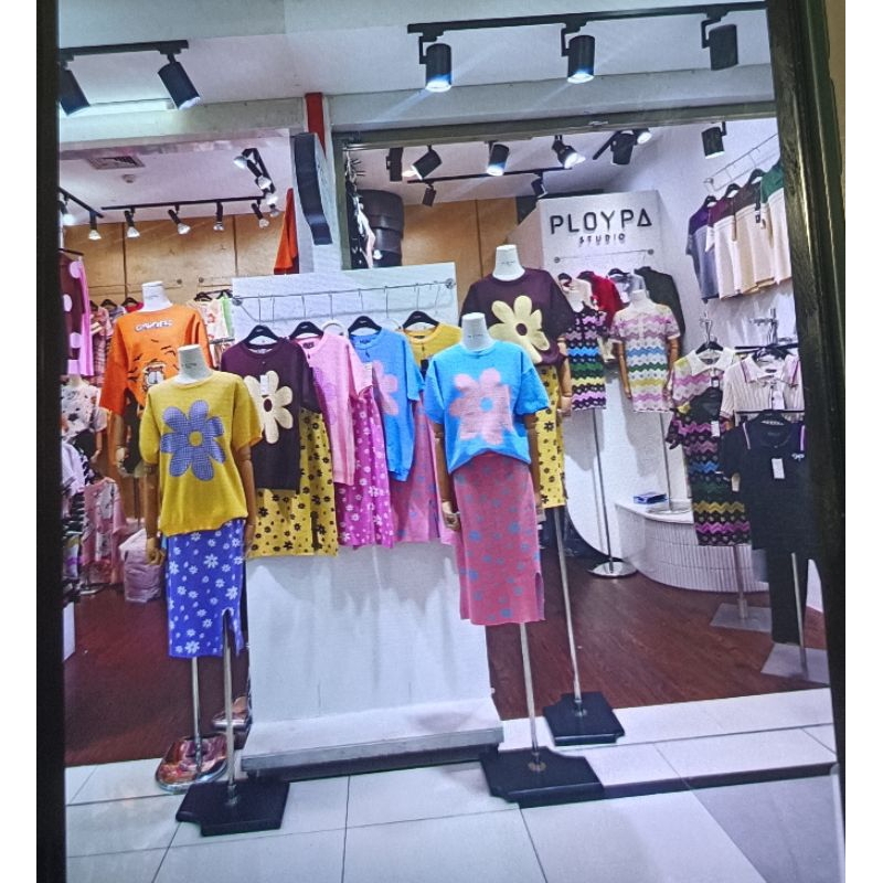 เซ็ตเสื้อดอกไม้พร้อมกระโปรงดอกไม้