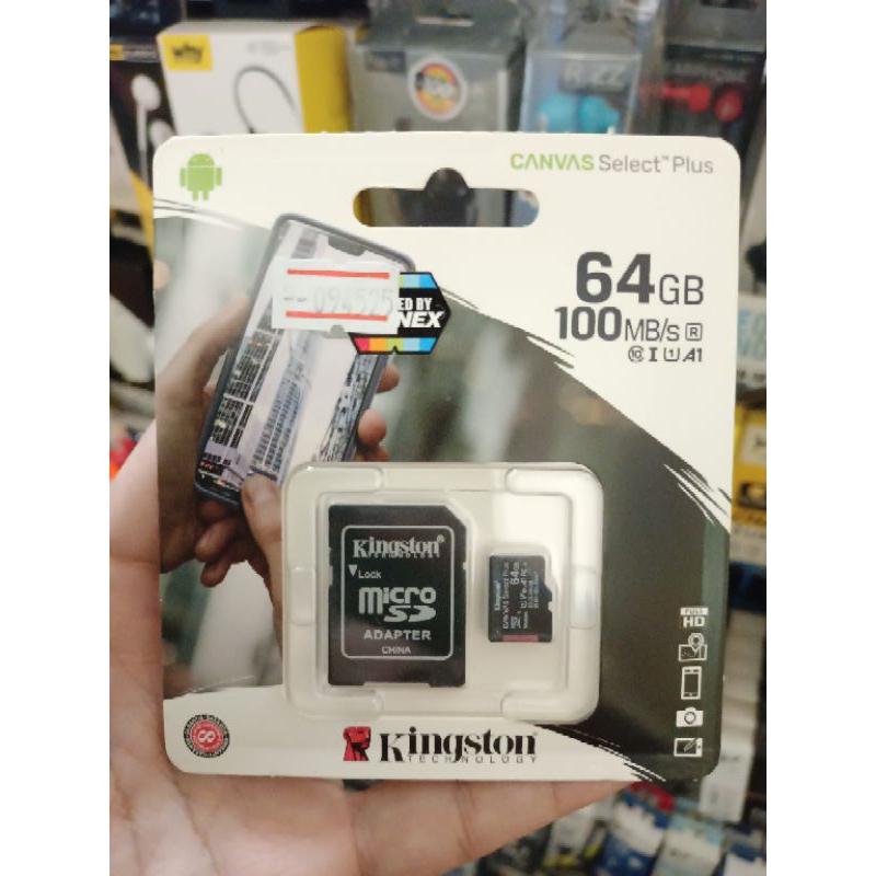ของแท้ 32GB, 64GB, 128GB, MICRO SD CARD (ไมโครเอสดีการ์ด) KINGSTON CLASS 10 (SDCS2) รับประกัน LT