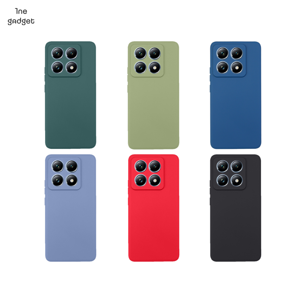 เคส สำหรับ Xiaomi 14T Pro 5G เคสซิลิโคนนิ่ม กันกล้อง สีพาสเทล TPU หนา