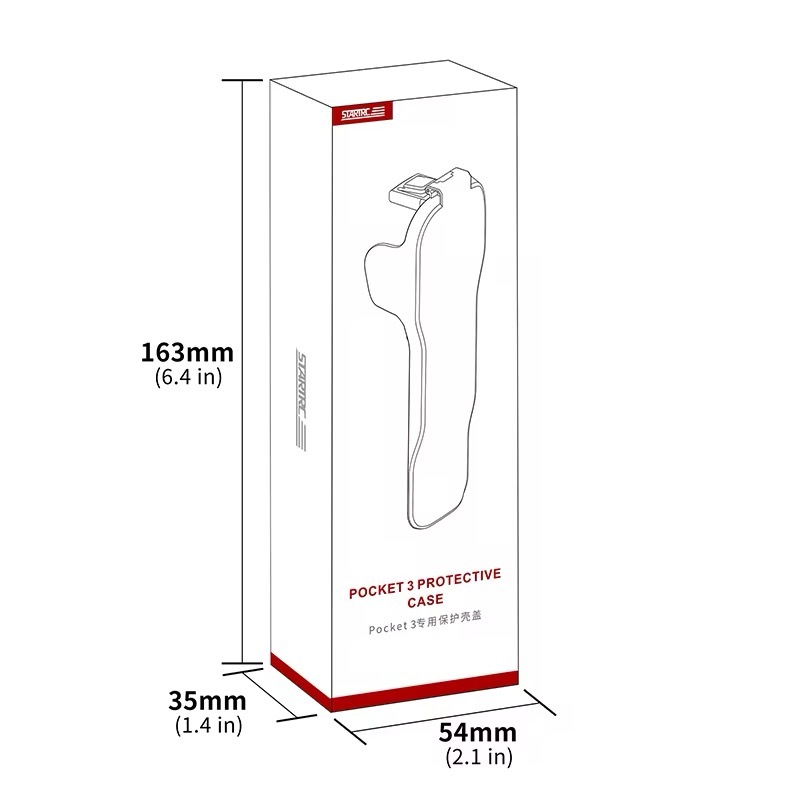 STARTRC Pocket 3 Gimbal and Screen Protective Case for DJI Osmo Pocket 3