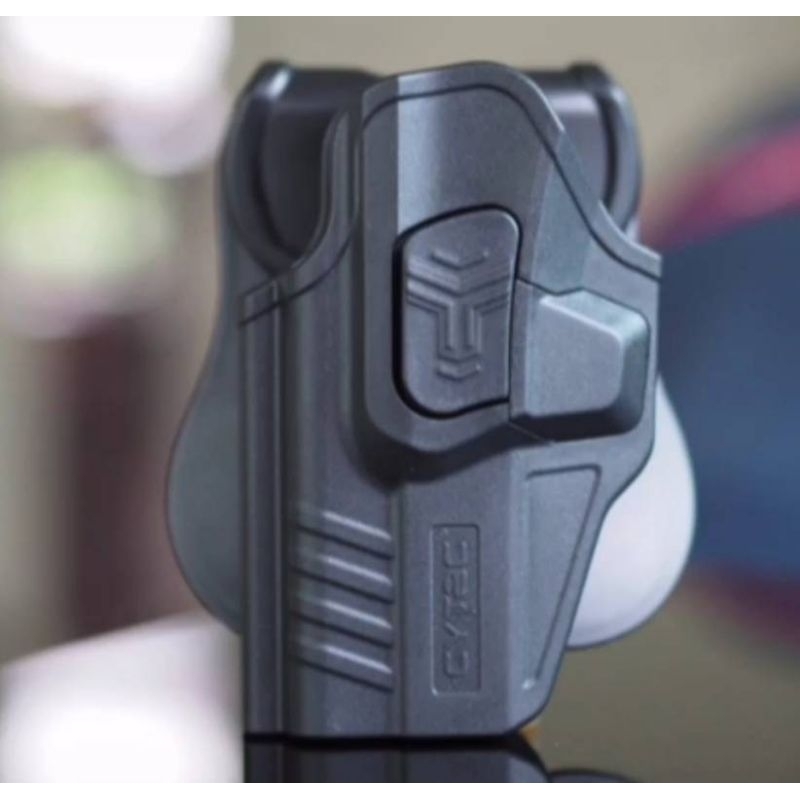 ซองปืuพกนอก Glock19 (Gen1-5)​/G19x/G45 ปลดนิ้วชี้ Cytac ราคา ถูกที่สุด ดีลบีเคเค แกลเลอรีภาพที่ 4