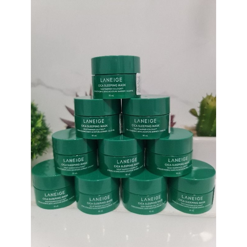 จัดโปร laneige cica sleeping mask 10 ml ของแท้100% ฉลากไทยล๊อตใหม่ สินค้าจริงตามภาพถ่ายค่ะ