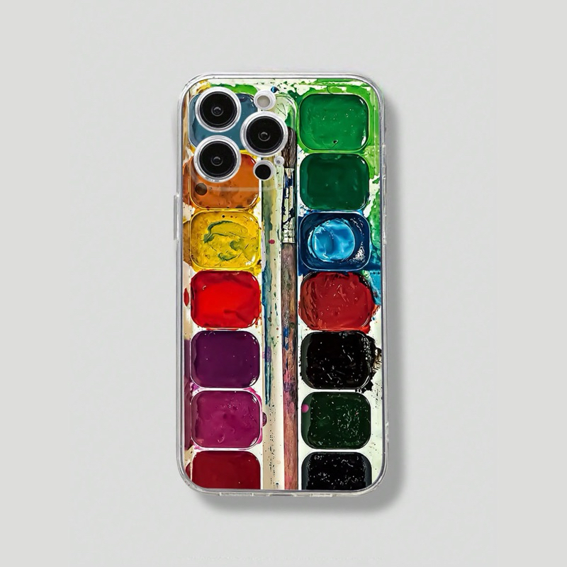 พรีออเดอร์ เคสโทรศัพท์สกรีนลายจานสี เคสไอโฟนราคาถูกก