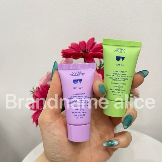 แท้💯 กันแดด Ultra Violette lean screen mineral mattifying SPF50 ขนาด 15ml