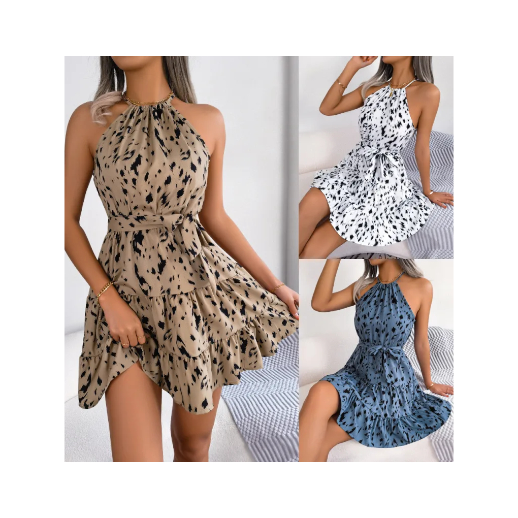 ruffled Swing Dress Summer Fashion Beach dresses Women
