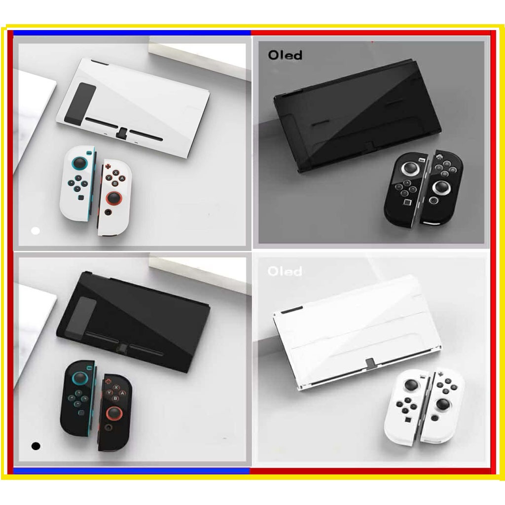 เคส PC Nintendo switch v.1 /v.2/ OLED เคส black -White เคสป้องกันแยกชิ้น