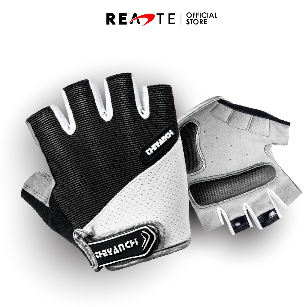 READTE ถุงมือฟิตเนส ถุงมือออกกําลังกาย ยกน้ำหนัก กันลื่น ระบายอากาศดี FITNESS GLOVES