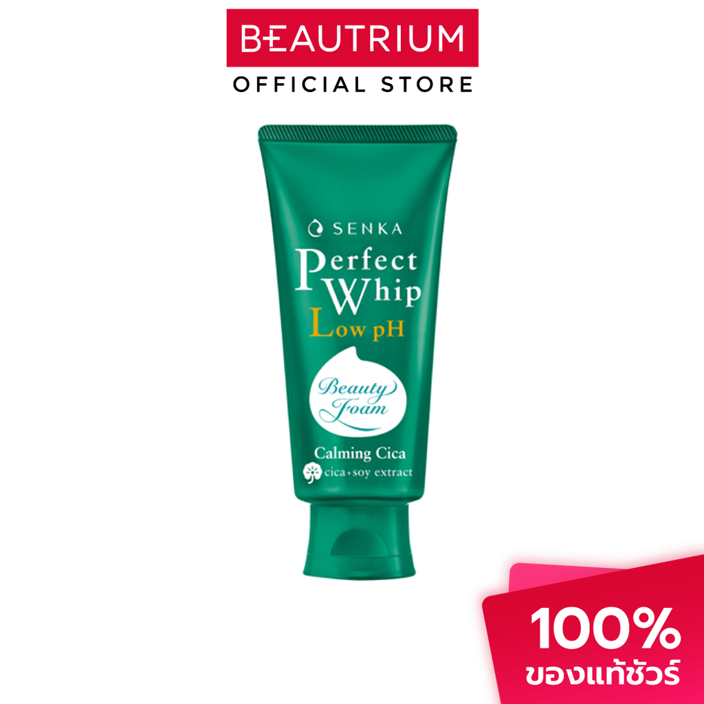 SENKA Perfect Whip Low pH Calming Cica ผลิตภัณฑ์ทำความสะอาดผิวหน้า 100g