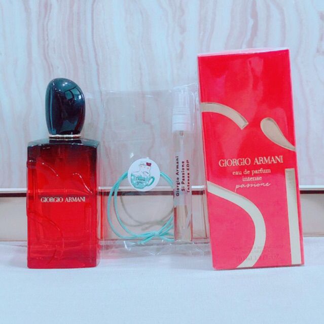 NEW Giorgio Armani SÌ PASSIONE INTENSE EDP แบ่งขายน้ำหอมเคาน์เตอร์แบรนด์แท้