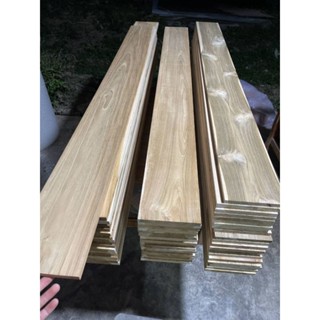 ไม้สักแผ่น​ หน้ากว้าง​ 4-6​นิ้ว​ หนา​ 1.3​ เซน​ ยาว​ 2​ เมตร…