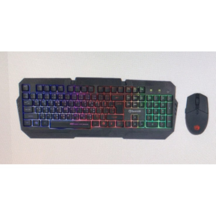 คีบอร์ดเกมมิ่ง Marvo KM-404 Gaming Keyboard & Mouse COMBO คีบอร์ดและเมาส์ มีไฟ ประกันศูนย์ 1 ปี