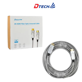 *คุณภาพสูงมาก* Dtech Fiber สาย HDMI Fiber 8K 60Hz HDMI V2.1 for Computer , notebook , xbox , ps4 , ps5 , nintendo switch