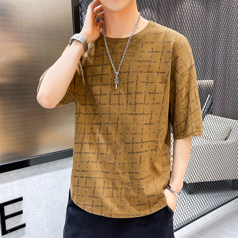 ส่งเร็ว ทันใช้ เสื้อยืด เสื้อแฟชั่นผู้ชาย เสื้อผ้าวินเทจ เสื้อยืดสกรีนลาย มาใหม่  เสื้อยืดคอกลม แขนสั้น ทรง oversize