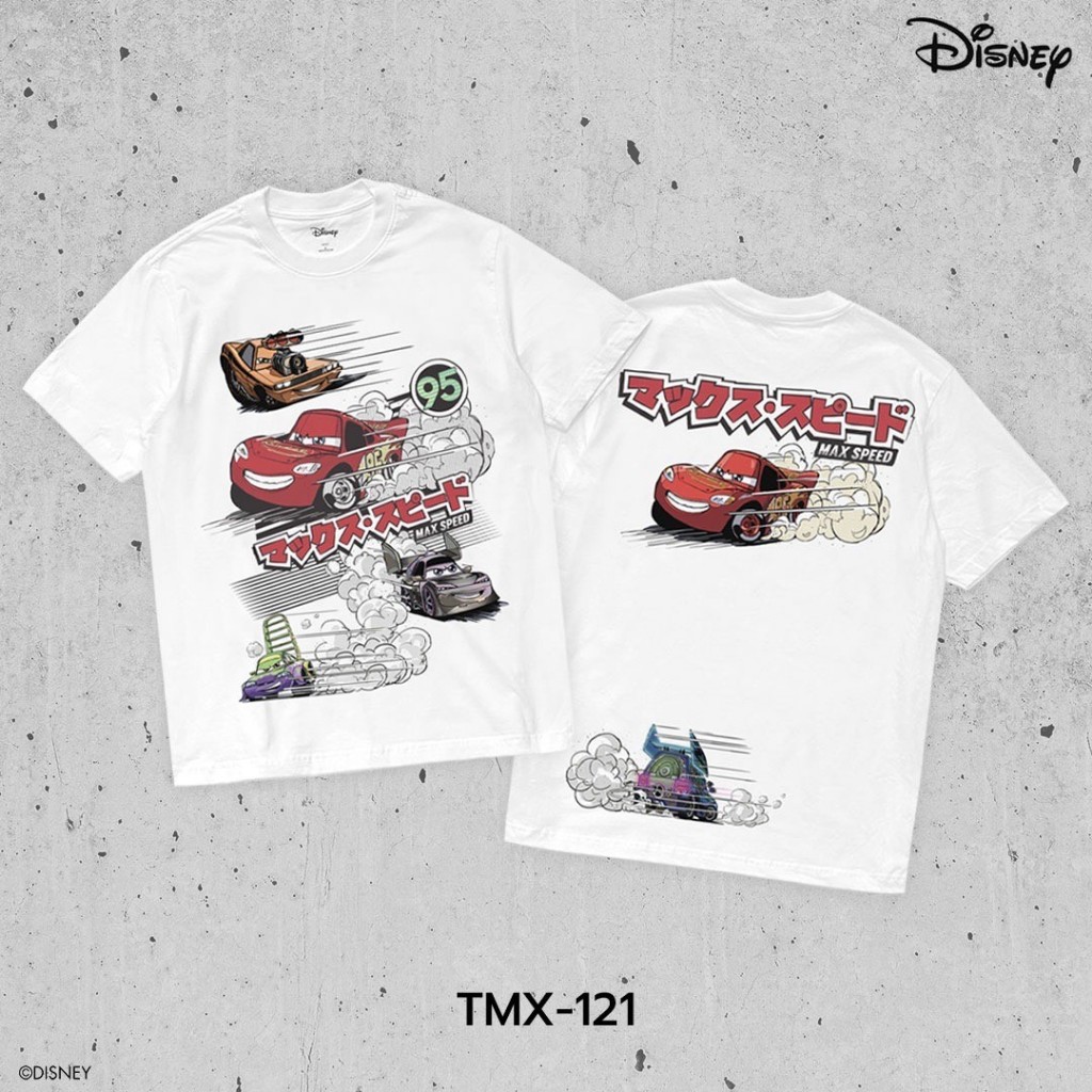 Power 7 Shop เสื้อยืดการ์ตูน ลาย"Cars" ลิขสิทธิ์แท้ DISNEY (TMX-121)