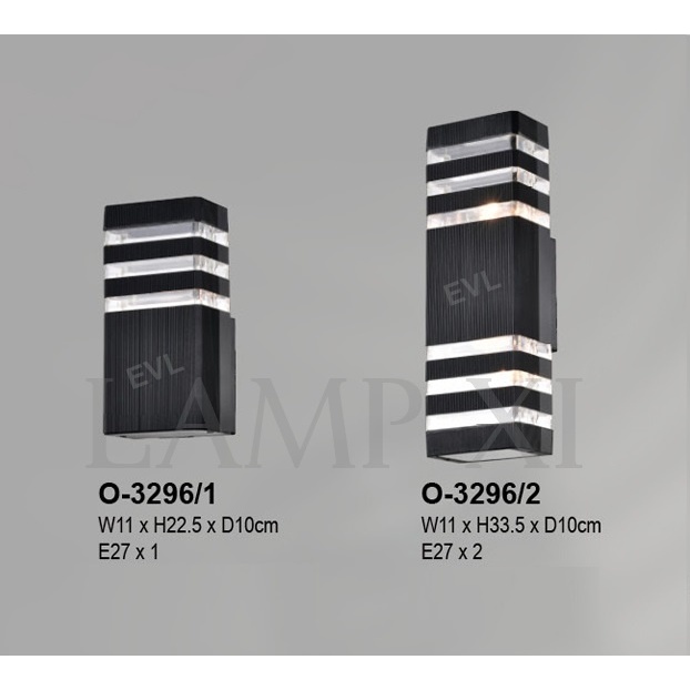 โคมไฟติดผนังภายนอก O-3296/1 O-3296/2