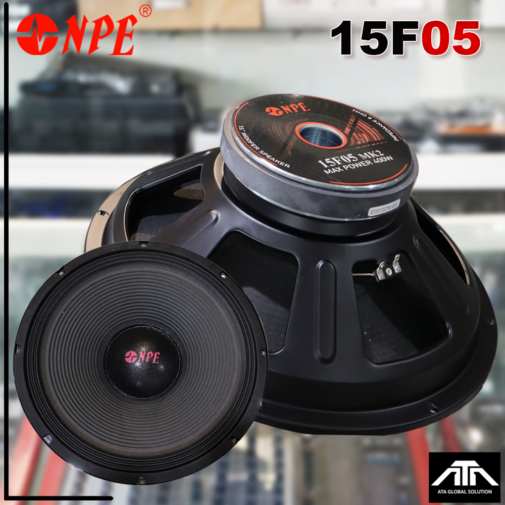 ดอกลำโพง 15 นิ้ว NPE 15F05 MK2 เสียงกลาง เบส ซัพวูฟเฟอ ราคาถูก ( ราคาต่อ 1 ดอก)