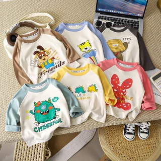 💥ส่งจากไทย💥 เสื้อแขนยาวเด็ก รับประกันผ้านุ่ม CK109