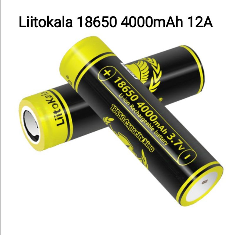 ถ่านชาร์จ 18650 4000mAh เป็นความจุสูงสุดของแบตขนาด18650