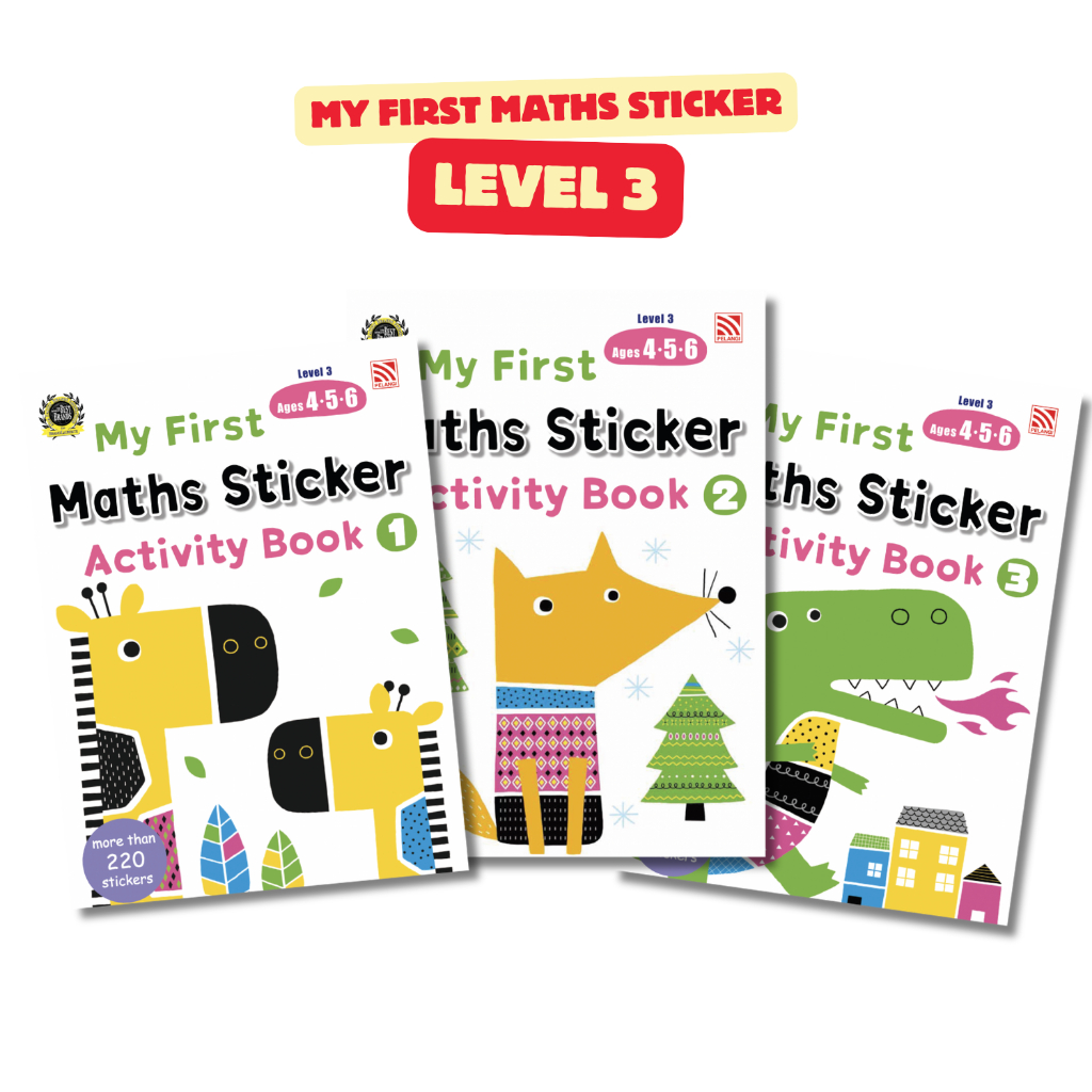 หนังสือแบบฝึกหัด My First Maths Sticker Level 3