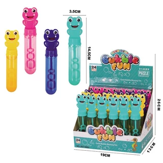 พร้อมส่ง ที่เป่าฟองสบู่ Bubble Fun ของเด็ก ขนาดเล็ก 14 ซม. ลายน่ารัก แบบคละ