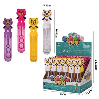พร้อมส่ง ที่เป่าฟองสบู่ Bubble Fun ของเด็ก ขนาดเล็ก 14 ซม. ลายน่ารัก แบบคละ