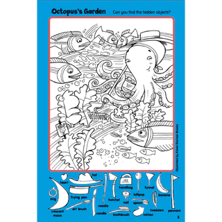 หนังสือแบบฝึกหัด Hidden Pictures - Ocean Puzzles