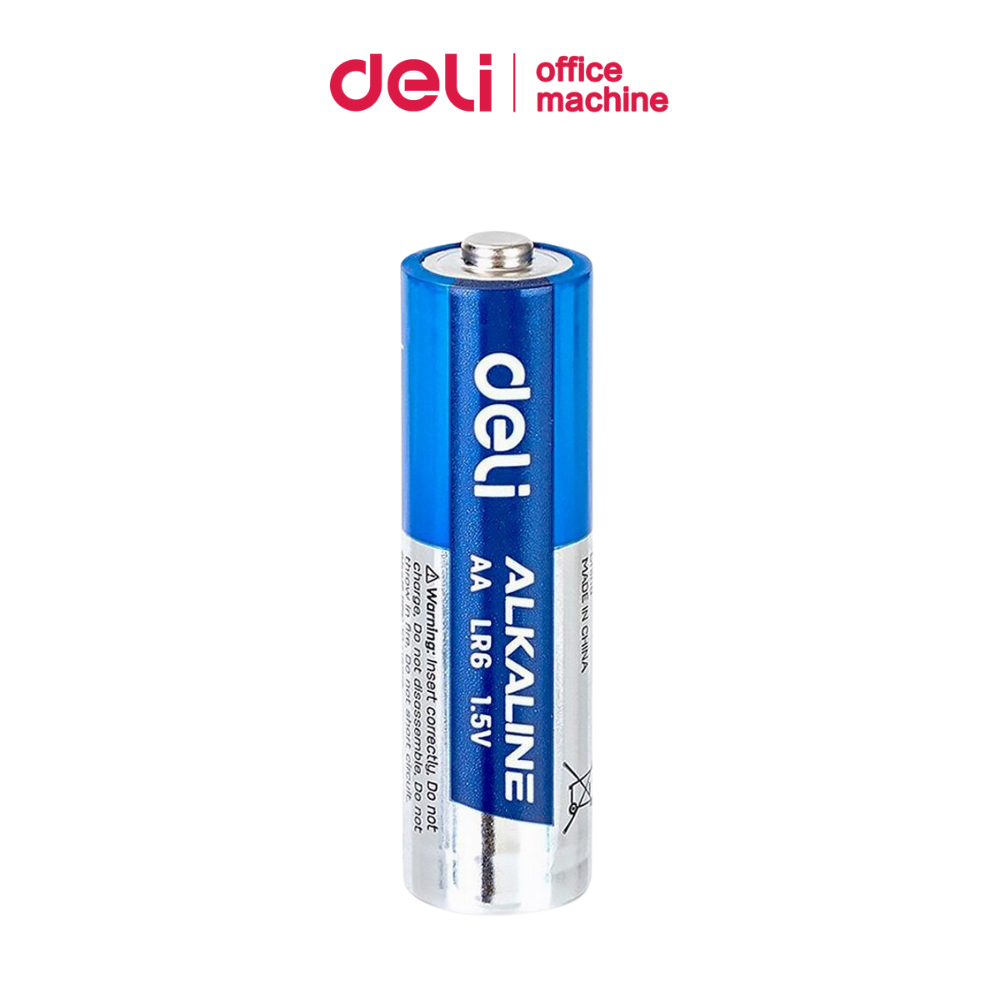 Deli ถ่านไฟฉาย ถ่านอัลคาไลน์ AA / AAA ใส่ไฟฉาย รีโมท ความจุเยอะ ถ่าน 1.5V ใหม่ Alkaline Battery