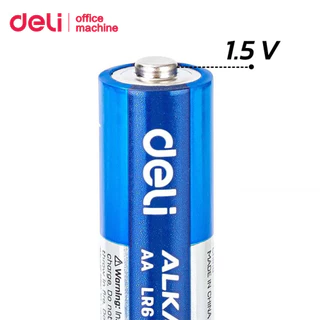 Deli ถ่านไฟฉาย ถ่านอัลคาไลน์ AA / AAA ใส่ไฟฉาย รีโมท ความจุเยอะ ถ่าน 1.5V ใหม่ Alkaline Battery