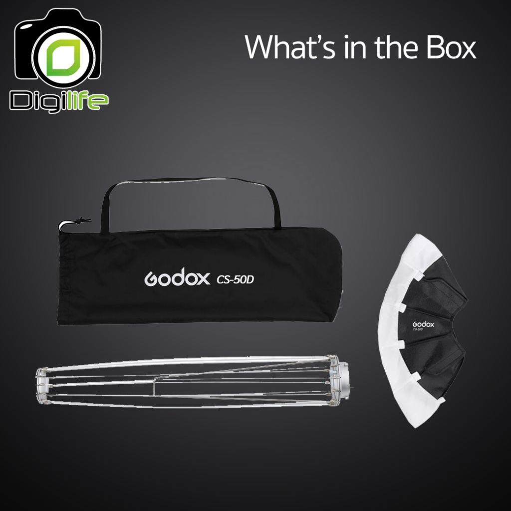 Godox Softbox CS-50D Collapsible Lantern Softbox 50 cm. - Bowen mount / Digilife Thailand