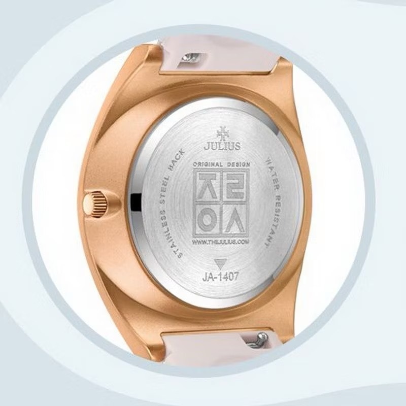 นาฬิกาข้อมือผู้หญิง  julius  รหัส JA-1407 ของแท้100% ประกันศูนย์ไทย 1 ปี แบรนด์เกาหลี มินิมอล สวยน่ารักมาก กำลังฮิต