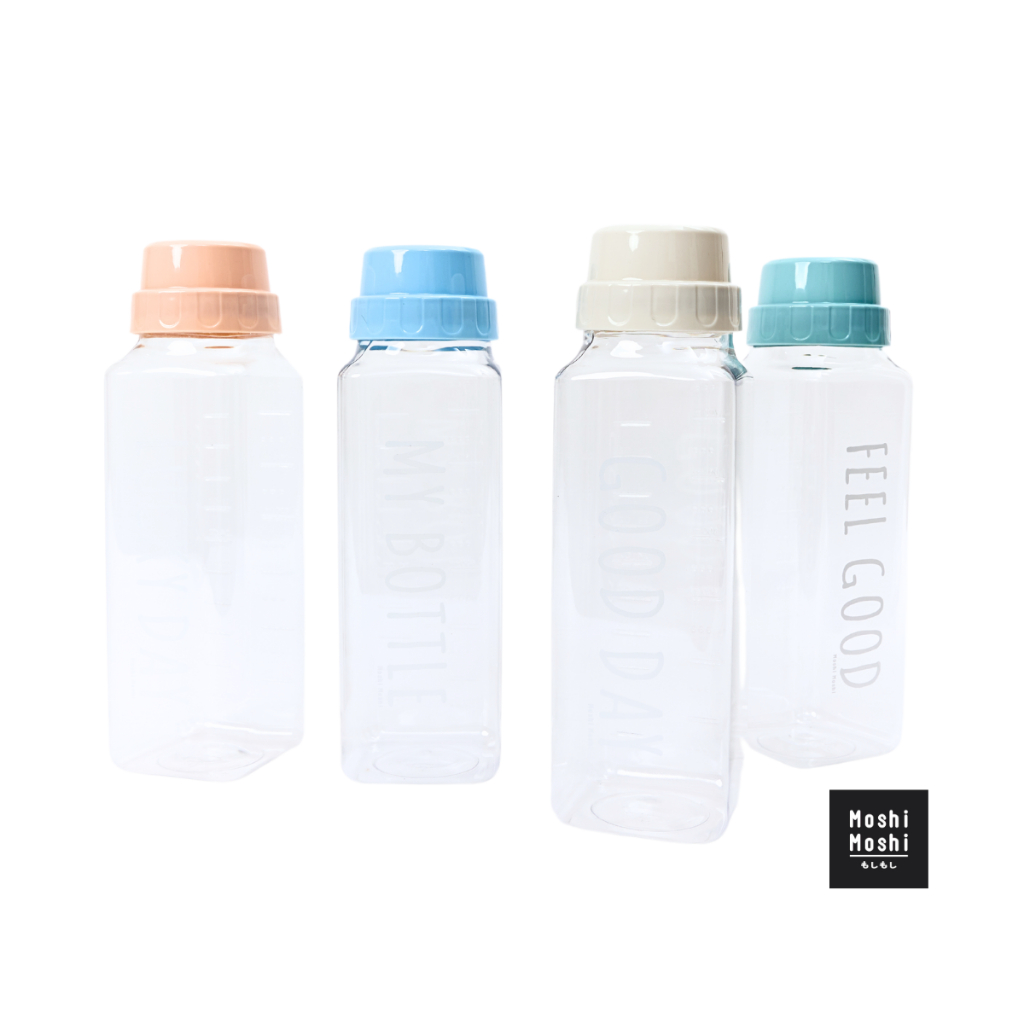Moshi Moshi ขวดน้ำพลาสติก ขวดน้ำพกพา มีฝาปิด ขนาด 1400 ml. รุ่น 7100054236-54239
