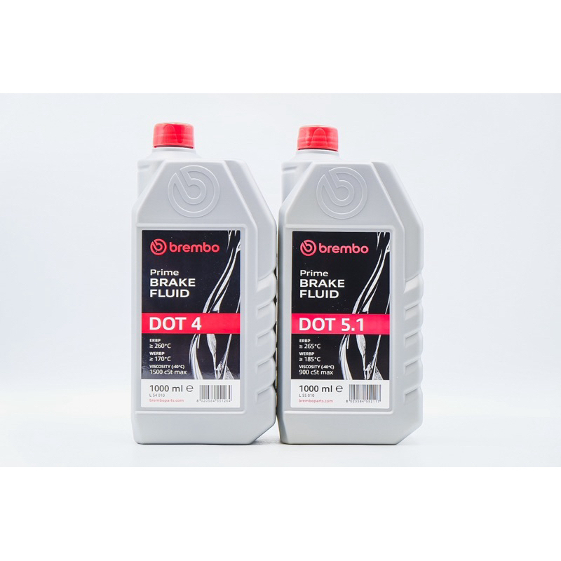 น้ำมันเบรค BREMBO DOT4&5.1 ขนาด 1000ML เริ่มต้นขวดละ 320฿