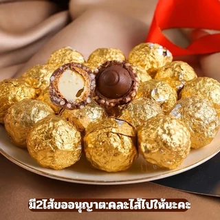 ช็อกโกแลตสีทอง1ถุงประมาณ43ชิ้น500 กรัม ของขวัญเทศกาลคริสต์มาส ปีใหม่ และวาเลนไทน์ 2026รสชาติอร่อย