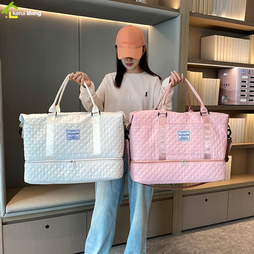 Allsking กระเป๋าสะพายข้าง กระเป๋าถือ ใบใหญ่ กระเป๋าถือแฟชั่น สำหรับเดินทาง ใช้ได้ทั้งผู้ชายและผู้หญิง