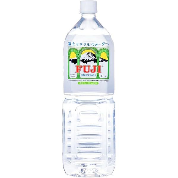 🌟พร้อมส่ง🌟Fuji Mineral Water PET 1,500 ml. 8 bottle น้ำแร่จากภูเขาไฟฟูจิ 1,500 มล. 8 ขวด