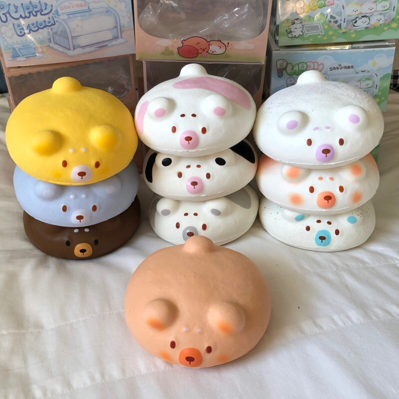 squishy สกุชชี่หมา3an ครบทุกสี ขายเป็นset
