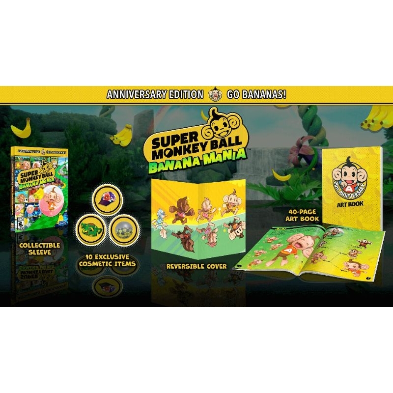 Super Monkey Ball, Banana Mania Anniversary Edition (NEW) for Nintendo Switch