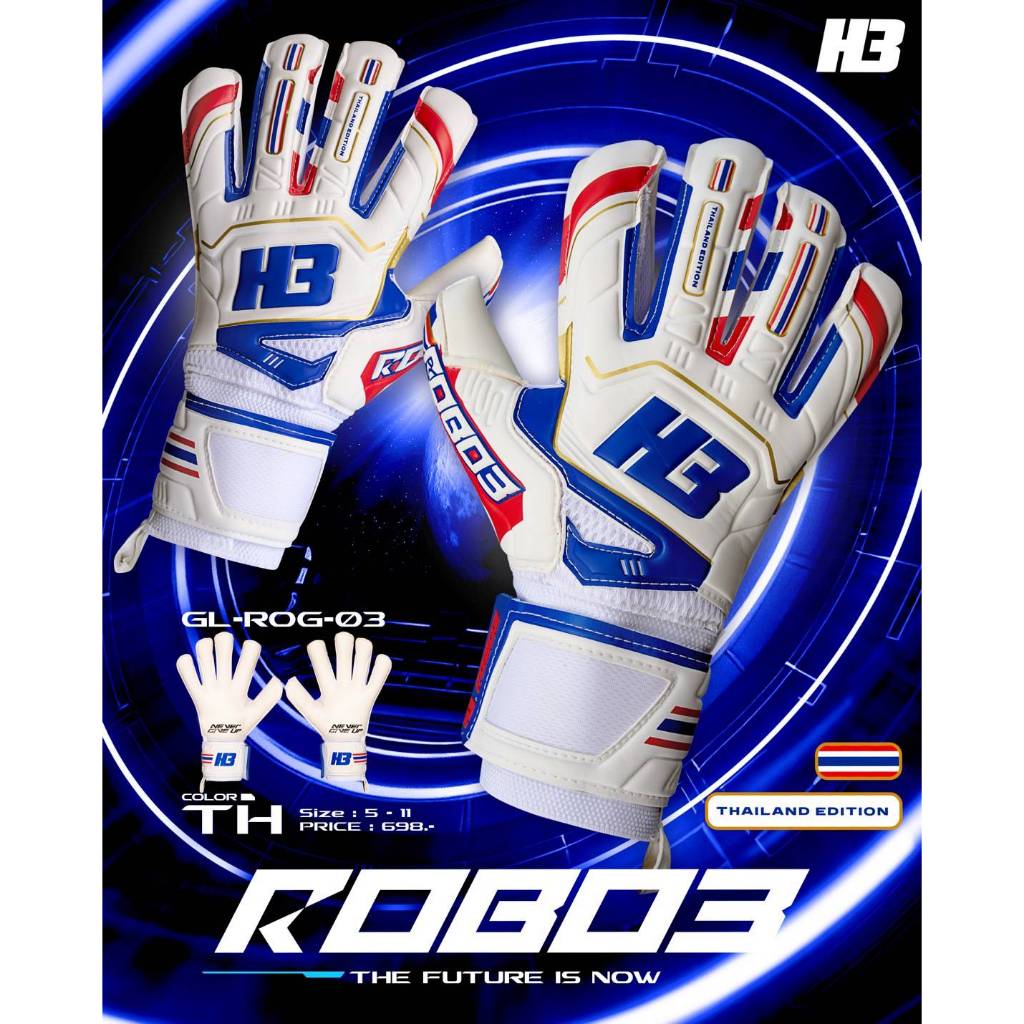 ถุงมือผู้รักษาประตู H3 ROBO GEN3