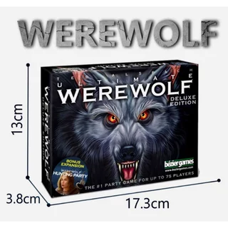 changkid บอร์ดเกมส์ เกมส์ล่าปริศนามนุษย์หมาป่า Ultimate Werewolf (ภาษาอังกฤษ)สนุกสนาน พร้อมส่ง