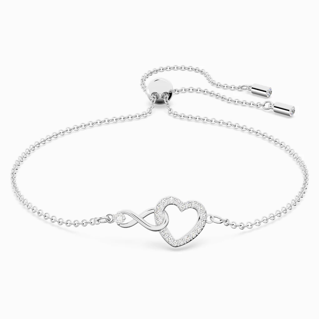 100%ของแท้ Swarovsk กำไล แท้ กำไลข้อมือ สร้อยข้อมือ ปรับความยาวได้ Infinity bracelet ของแท้100%