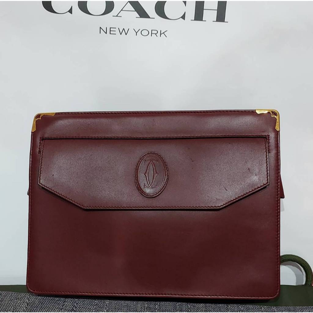 Used Clutch bag ของแบรนด์ CARTIER มือสอง #คลัทช์ #คาร์เทียร์ #cartier