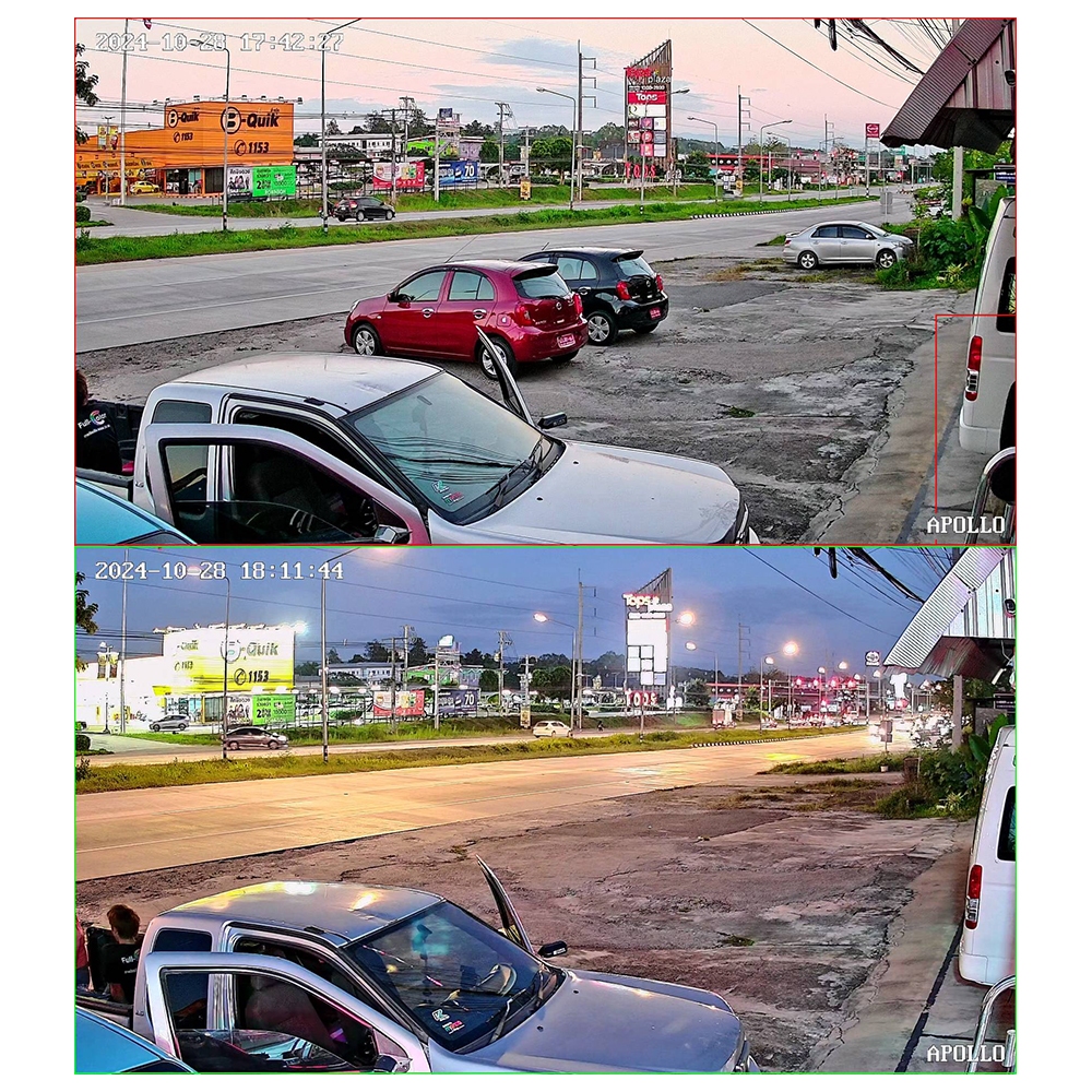 Apollo APL-IPC-A151MS-U กล้องวงจรปิด CCTV IP Camera 5MP AI มีไมค์ในตัว ภาพสี 24ชม. กล้อง POE