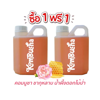 ( ซื้อ 1 แถม 1 ) kombucha คอมบูชา ชาหมักคอมบูชาพร้อมดื่ม แกลอน 500 ml. x 2 แกลอน มีให้เลือก 18 รสชาติ โปรโมชั่นสุดคุ้ม