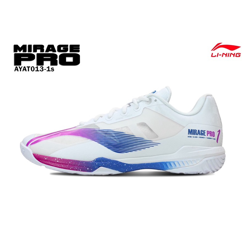 รองเท้าแบดมินตัน Li-Ning MIRAGE PRO (รุ่นที่เบาที่สุด)
