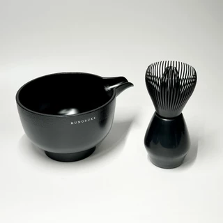 ชุดถ้วยชงชาพร้อมแปรงเรซิ่น จาก Kunosuke | Matcha Whisk Set Made in Japan
